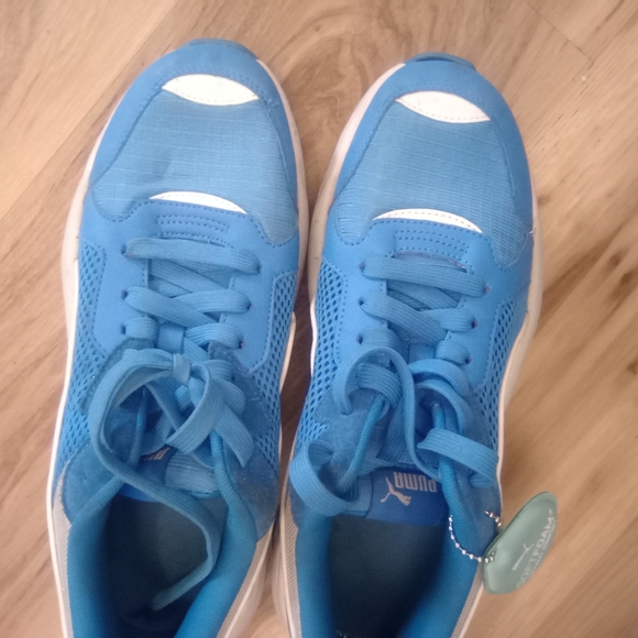 Mens Puma X-RAY color block blue/white and gray sneakers - Picture 13 of 15